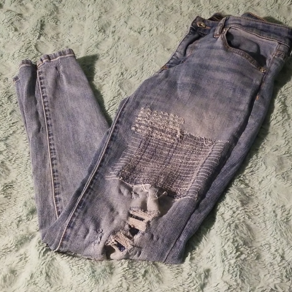 Abercrombie Stitch Oatch Super Skinny Jeans